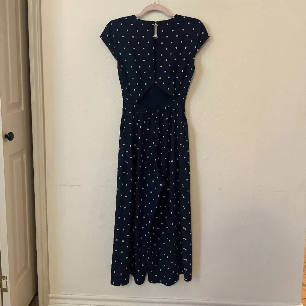 Babaton Hamptons Polka Dot Jumpsuit SZ 0 - Picture 4 of 7